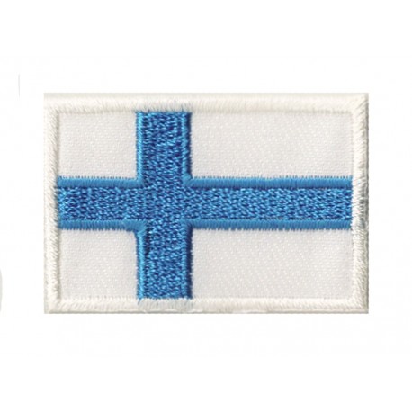 Patche écusson petit drapeau finlande