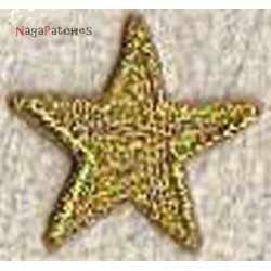 Iron-on Patch gold star