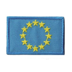 Parche bandera pequeño termoadhesivo Europa