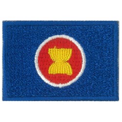 Aufnäher Patch klein Flagge Bügelbild ASEAN