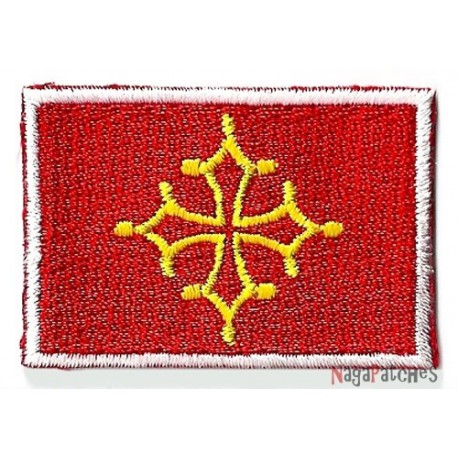 Patche écusson petit drapeau Occitanie