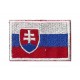 Iron-on Flag Small Patch Slovakia