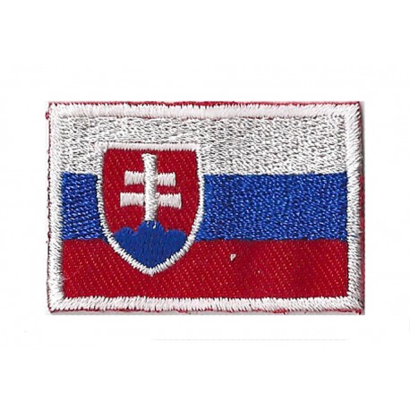 Iron-on Flag Small Patch Slovakia
