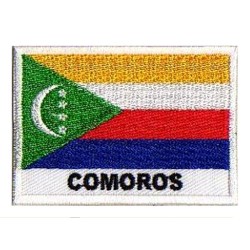 Aufnäher Patch Flagge Komoren