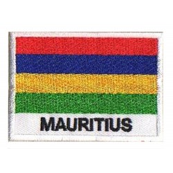 Aufnäher Patch Flagge Mauritius