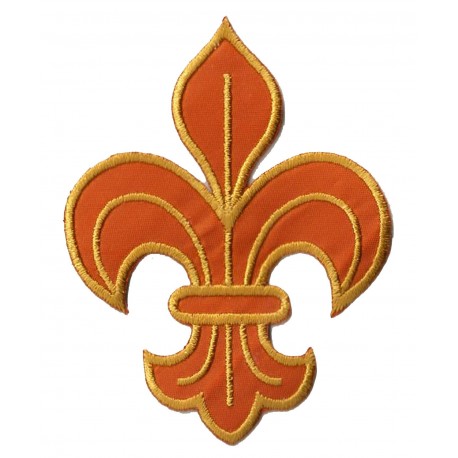 Patche écusson thermocollant Fleur de Lys