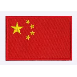 Aufnäher Patch Flagge China