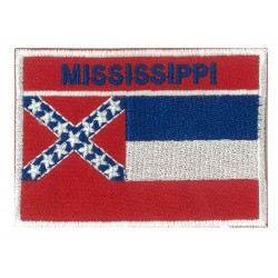 Aufnäher Patch Flagge Mississippi