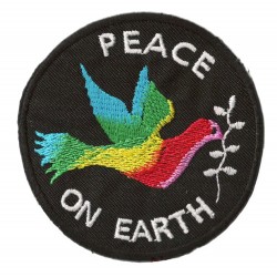 Aufnäher Patch Bügelbild Peace On Earth