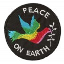 Aufnäher Patch Bügelbild Peace On Earth