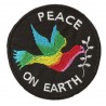 Patche écusson thermocollant Peace On Earth