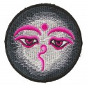 Aufnäher Patch Bügelbild Buddha-Augen