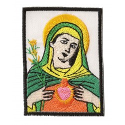 Patche écusson thermocollant Vierge Marie