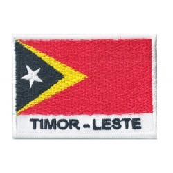 Aufnäher Patch Flagge Bügelbild Timor-Leste