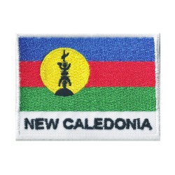 Toppa  bandiera termoadesiva Nuova Caledonia