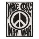 Toppa  termoadesiva Make Love Not War