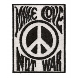 Aufnäher Patch Bügelbild Make Love Not War