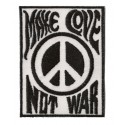 Aufnäher Patch Bügelbild Make Love Not War