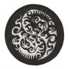 Patche écusson thermocollant ying yang dragons