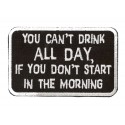 Iron-on Patch Drink All Day