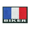 Parche bandera termoadhesivo Biker Francia