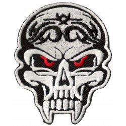 Aufnäher Patch Bügelbild Vampire Skull