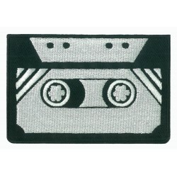 Patche écusson thermocollant k7 Cassette Audio