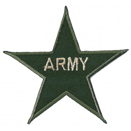 Aufnäher Patch Bügelbild Army Star