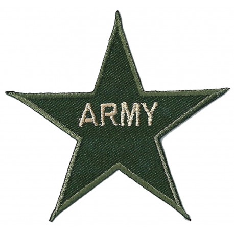 Iron-on Patch Army Star