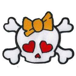 Iron-on Patch Lovely Skull