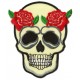 Iron-on Patch Skull Tattoo