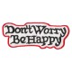 Toppa  termoadesiva Don't Worry Be Happy