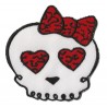 Iron-on Patch Lady Skull