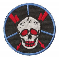 Patche écusson thermocollant Skull Army Badge