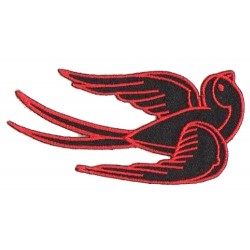 Iron-on Patch swallow tattoo