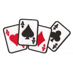 Aufnäher Patch Bügelbild Poker