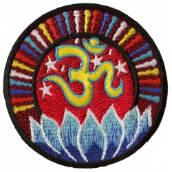 Aufnäher Patch Bügelbild Om Aum Ohm