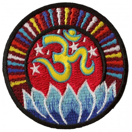 Aufnäher Patch Bügelbild Om Aum Ohm