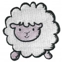 Aufnäher Patch Bügelbild Schaf
