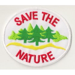 Aufnäher Patch Bügelbild Save the Nature