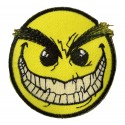 Iron-on Patch Smiley furious