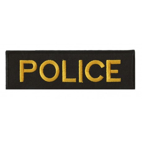 Patche écusson thermocollant Police