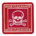 Iron-on Patch Caution Mine Clearance