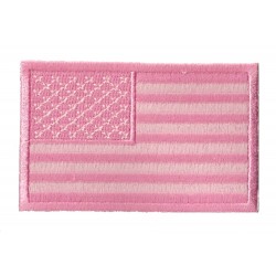 Patche drapeau USA rose