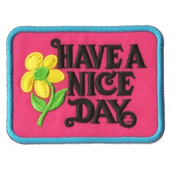 Iron-on Patch Have a Nice Day