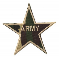 Parche termoadhesivo Army Star