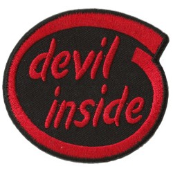 Aufnäher Patch Bügelbild Devil Inside