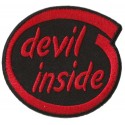 Iron-on Patch Devil Inside