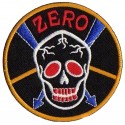 Aufnäher Patch Bügelbild Skull Zero Army Badge