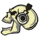 Iron-on Patch Skull Music Tattoo